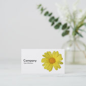 Gelbe Dämmerung im Regen Visitenkarte (Stehend Vorderseite)