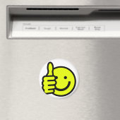 Gelbe Daumen nach oben Magnet (In Situ (Geschirrspüler))