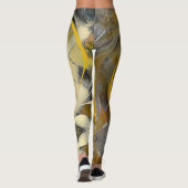 Gelbe Designer-Leggings Leggings (Rückseite)