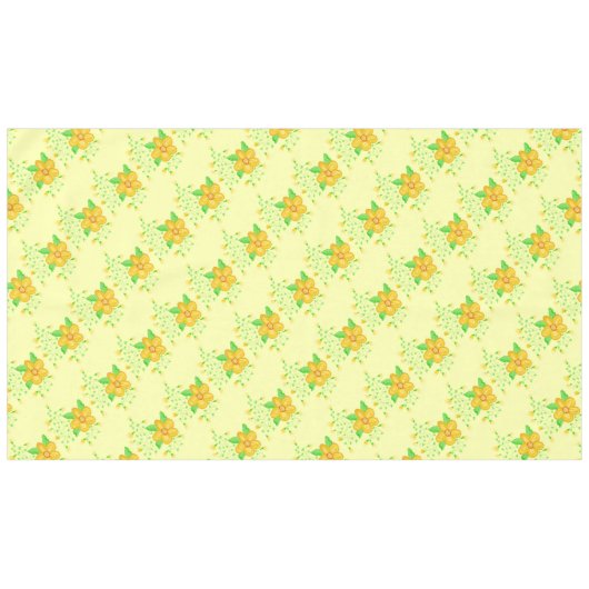 Gelbe Designer-Tischabdeckung Tischdecke (Vorderseite (Horizontal))