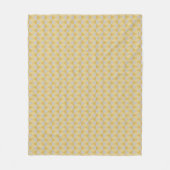 Gelbe Diamanten Fleecedecke (Vorderseite)