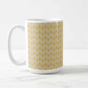 Gelbe Diamanten Kaffeetasse