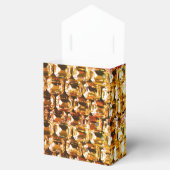Gelbe Diamanten, orangefarbene Diamanten, Edelstei Geschenkschachtel (Geöffnet)