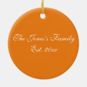 Gelbe Diamanten, orangefarbene Diamanten, Edelstei Keramik Ornament (Hinten)