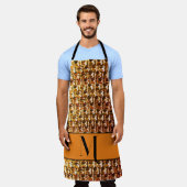 Gelbe Diamanten, orangefarbene Diamanten, Edelstei Schürze (Getragen)