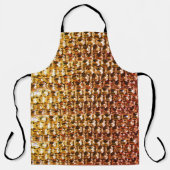 Gelbe Diamanten, orangefarbene Diamanten, Edelstei Schürze (Vorderseite)