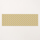 Gelbe Diamanten Yogamatte (Vorderseite (Horizontal))