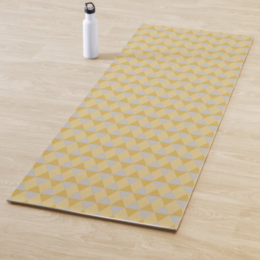 Gelbe Diamanten Yogamatte (Beispiel)