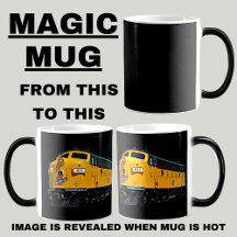 Gelbe Diesel-Magie Morphing-Tasse