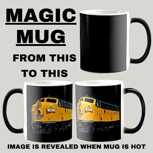 Gelbe Diesel-Magie Morphing-Tasse Verwandlungstasse
