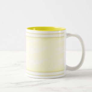 Gelbe Disco Hintergrund-Tasse Zweifarbige Tasse
