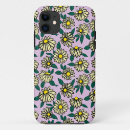Gelbe Ditsy Floral Nahtloses Muster Case-Mate iPhone Hülle
