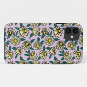 Gelbe Ditsy Floral Nahtloses Muster Case-Mate iPhone Hülle (Rückseite (Horizontal))