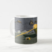 Gelbe Dory-Tasse Kaffeetasse (Vorderseite Links)