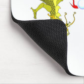 Gelbe Drachen Mousepad (Ecke)