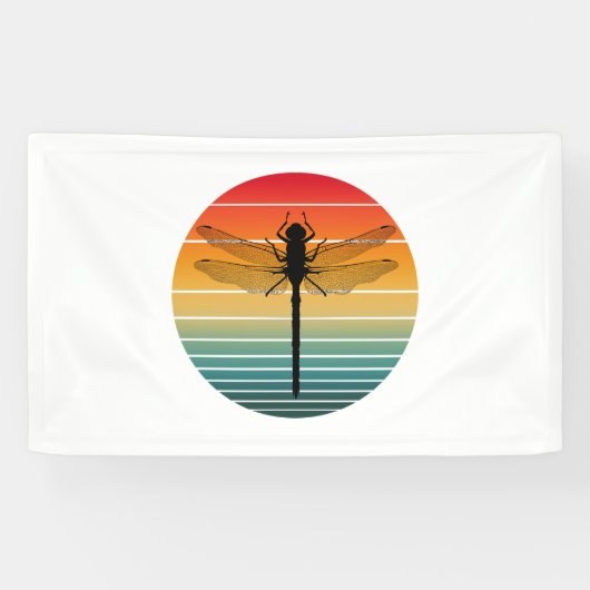 Gelbe Drachenfliege Banner (Horizontal)