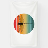 Gelbe Drachenfliege Banner (Vertikal)