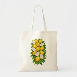 Gelbe Drachenfrucht Botanische Tropen Tragetasche