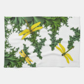 Gelbe Dragonfliegen Küchentücher (Horizontal)