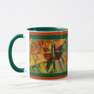 Gelbe Dragonfly-Tasse Tasse