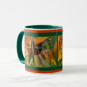Gelbe Dragonfly-Tasse Tasse (Vorderseite Links)