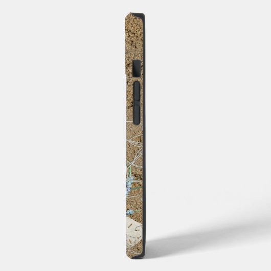 Gelbe Dreh Flop in Sand Case-Mate iPhone Hülle (Rückseite / Links)