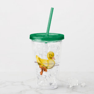 Gelbe Dusche Acrylic Tumbler Acryltrinkbecher