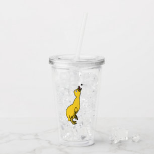 Gelbe Dusche Acrylic Tumbler Acryltrinkbecher
