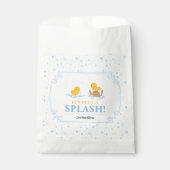 Gelbe Dusche Bath-Gastgeschenk-Taschen Geschenktütchen (Vorderseite)