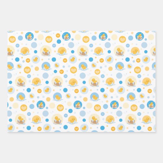 Gelbe Dusche Bath Geschenkpapier Set (Vorderseite 2)