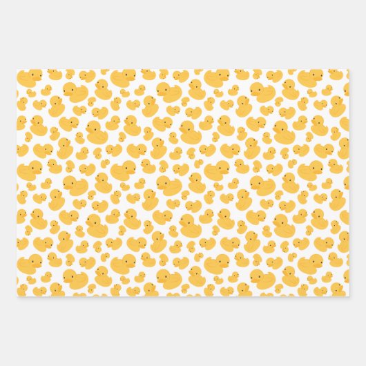 Gelbe Dusche Bath Geschenkpapier Set (Vorderseite)