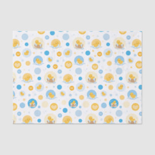 Gelbe Dusche Bath Muster Geschenkpapier Seidenpapier