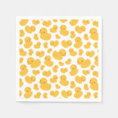 Gelbe Dusche Bath Pattern Party Napkin Serviette (Vorderseite)