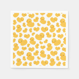 Gelbe Dusche Bath Pattern Party Napkin Serviette