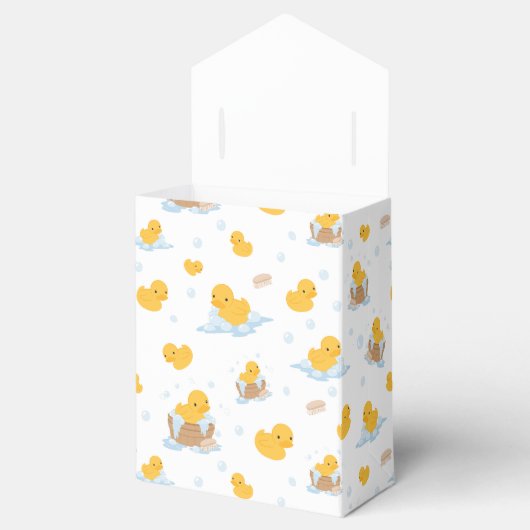 Gelbe Dusche - Gastgeschenk Geschenkschachtel (Geöffnet)