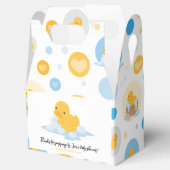 Gelbe Dusche - Gastgeschenk Geschenkschachtel (Geöffnet)