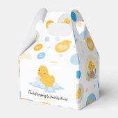 Gelbe Dusche - Gastgeschenk Geschenkschachtel (Vorderseite)