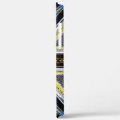 Gelbe Ecken alter und rustikaler Rahmen Dreiecke t Case-Mate iPhone Hülle (Rückseite / Links)