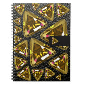 Gelbe Edelsteine Notizblock (Vorderseite)