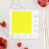 Gelbe Einweg-Lunch-Papier-Serviette Serviette (Beispiel)