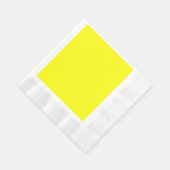 Gelbe Einweg-Lunch-Papier-Serviette Serviette (Ecke)