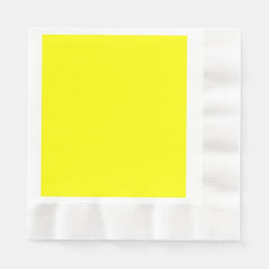 Gelbe Einweg-Lunch-Papier-Serviette Serviette (Vorderseite)