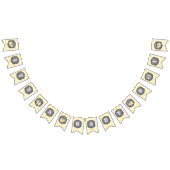 Gelbe Elefant Bogen-Krawatte Babyparty Wimpelkette (Alle)