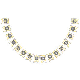 Gelbe Elefant Bogen-Krawatte Babyparty Wimpelkette