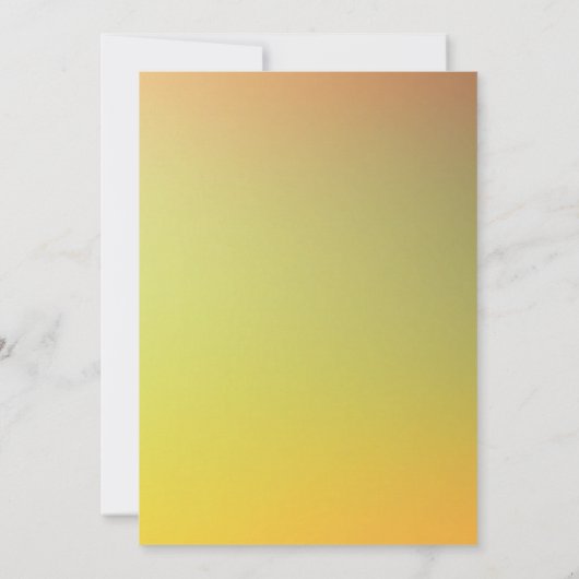 Gelbe Elegante Sonnenblume Sonnenblume Babydusche Dankeskarte (Rückseite)