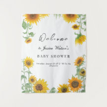 Gelbe Elegante Sonnenblume Sonnenblume Babydusche