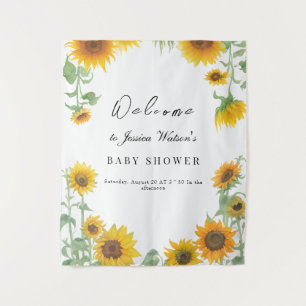 Gelbe Elegante Sonnenblume Sonnenblume Babydusche Wandteppich