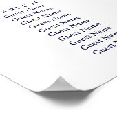 Gelbe, elegante Sonnenblumen Hochzeitstorte Poster (Ecke)