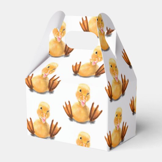 Gelbe Enckle Playful Wink Gevor Box Lächeln Geschenkschachtel (Rückseite)