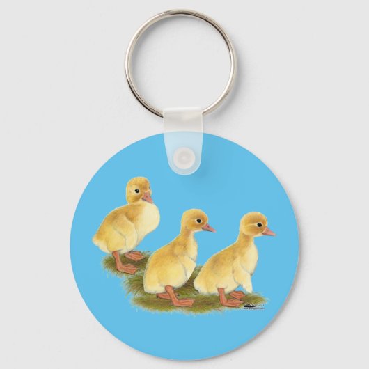 Gelbe Encklings Schlüsselanhänger (Rückseite)